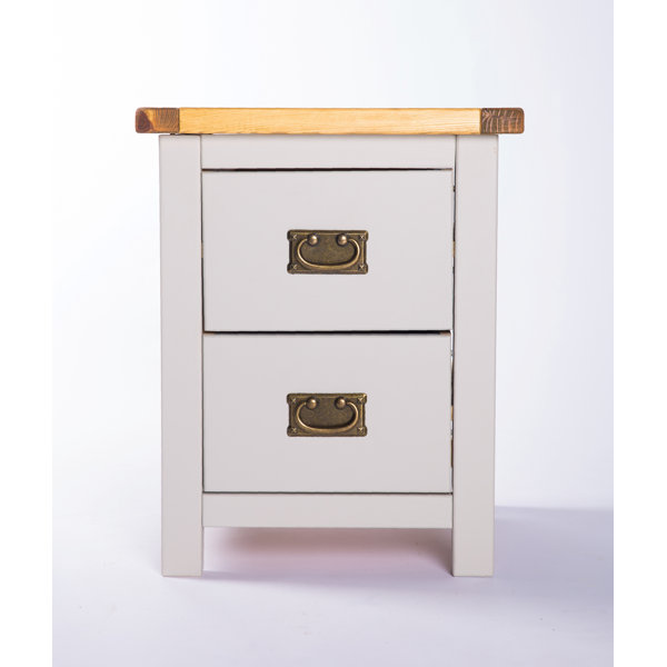 Brambly Cottage Cerritos Solid + Manufactured Wood Bedside Table